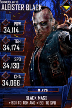 SuperCard AleisterBlack S4 21 SummerSlam18 Halloween