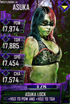 SuperCard Asuka S4 19 WrestleMania34 Halloween