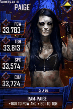 SuperCard Paige S4 21 SummerSlam18 Halloween