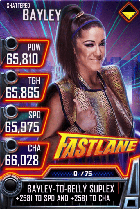 SuperCard Bayley S5 24 Shattered MITB