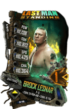 SuperCard BrockLesnar S5 24 Shattered LMS