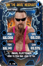 SuperCard JimNeidhart S5 24 Shattered Throwback