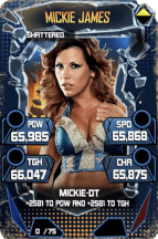 SuperCard MickieJames S5 24 Shattered Throwback