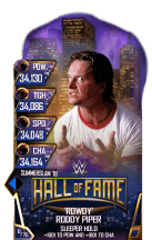 SuperCard RoddyPiper S4 21 SummerSlam18 HallOfFame