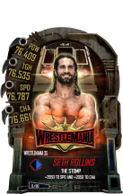 SuperCard SethRollins S5 25 WrestleMania35