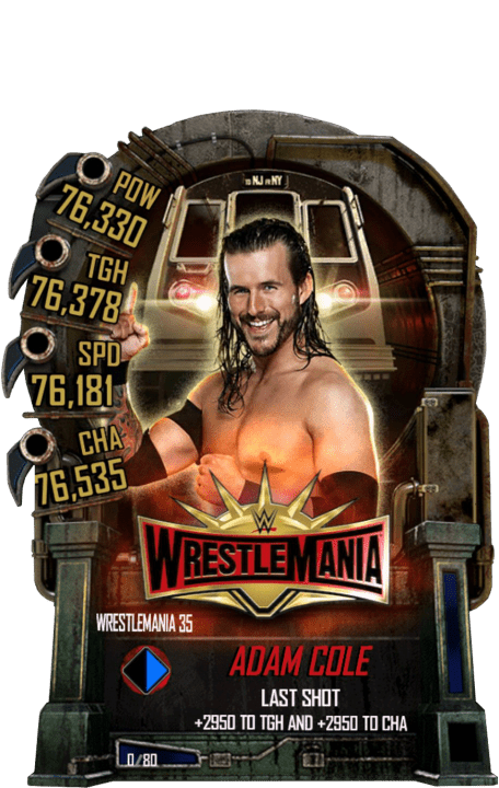 SuperCard AdamCole S5 25 WrestleMania35