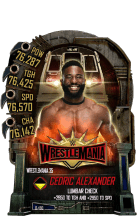 SuperCard CedricAlexander S5 25 WrestleMania35