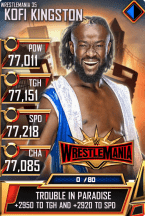 SuperCard KofiKingston S5 25 WrestleMania35 MITB