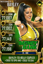 SuperCard Bayley S5 25 WrestleMania35 MITB