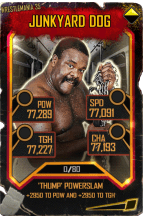 SuperCard JunkyardDog S5 25 WrestleMania35 Throwback