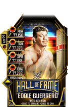 Super card eddie guerrero s5 25 wrestle mania35 hall of fame 16626 216