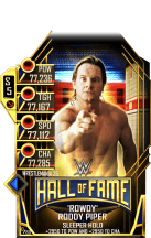 SuperCard RoddyPiper S5 25 WrestleMania35 HallOfFame