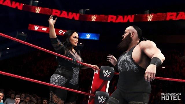 WWE2K20 MixedTag BraunStrowman NiaJax WWE2K20 MixedTag BraunStrowman NiaJax