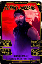 SuperCard JohnnyGargano S5 25 WrestleMania35 Halloween