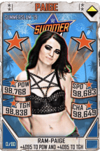 SuperCard Paige S5 27 SummerSlam19 Throwback