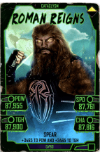 SuperCard RomanReigns S5 26 Cataclysm Halloween