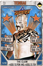 SuperCard Tensai S5 27 SummerSlam19 Throwback