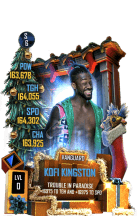 SuperCard KofiKingston S6 30 Vanguard Christmas