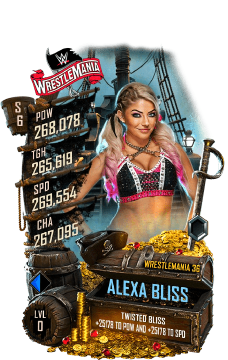 SuperCard AlexaBliss S6 32 WrestleMania36