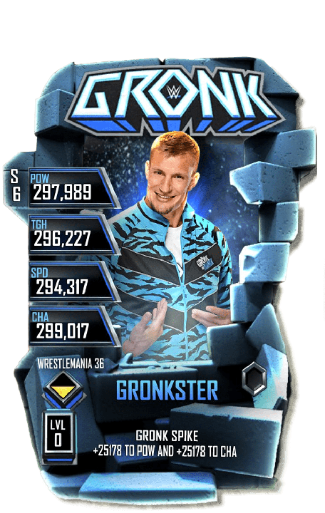 SuperCard Gronk S6 32 WrestleMania36 Event