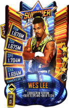 Super card wes lee s7 41 summer slam21 18149 216