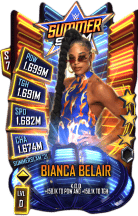 Super card bianca belair s7 41 summer slam21 18212 216