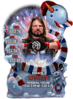 SuperCard AJ Styles Xmas S7 37 Behemoth