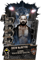 SuperCard Drew McIntyre Extreme S7 36 Swarm