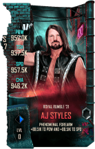 SuperCard AJ Styles S7 38 RoyalRumble21