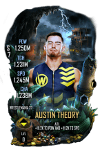 SuperCard Austin Theory Fusion S7 39 WrestleMania37