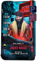 SuperCard Jinder Mahal Fusion S7 38 RoyalRumble21