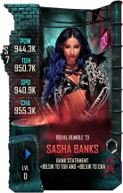 SuperCard Sasha Banks S7 38 RoyalRumble21