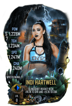 SuperCard Indi Hartwell Fusion S7 39 WrestleMania37