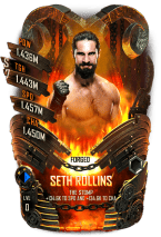 SuperCard Seth Rollins S7 40 Forged