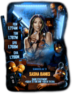 SuperCard Sasha Banks Halloween S7 41 SummerSlam21