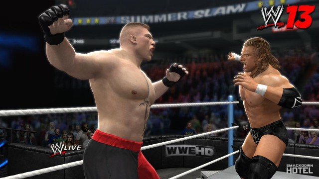 WWE13 HHHLesnar