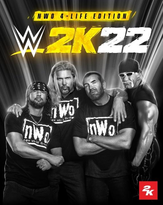 WWE 2K22 Cover Art Standard, Deluxe & nWo 4Life Editions