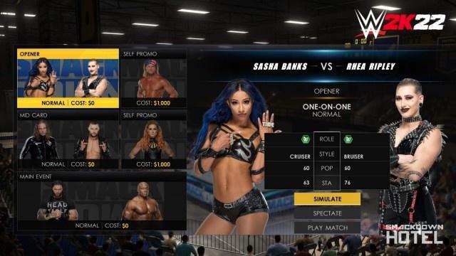 WWE 2K22 Screenshot - GM Mode