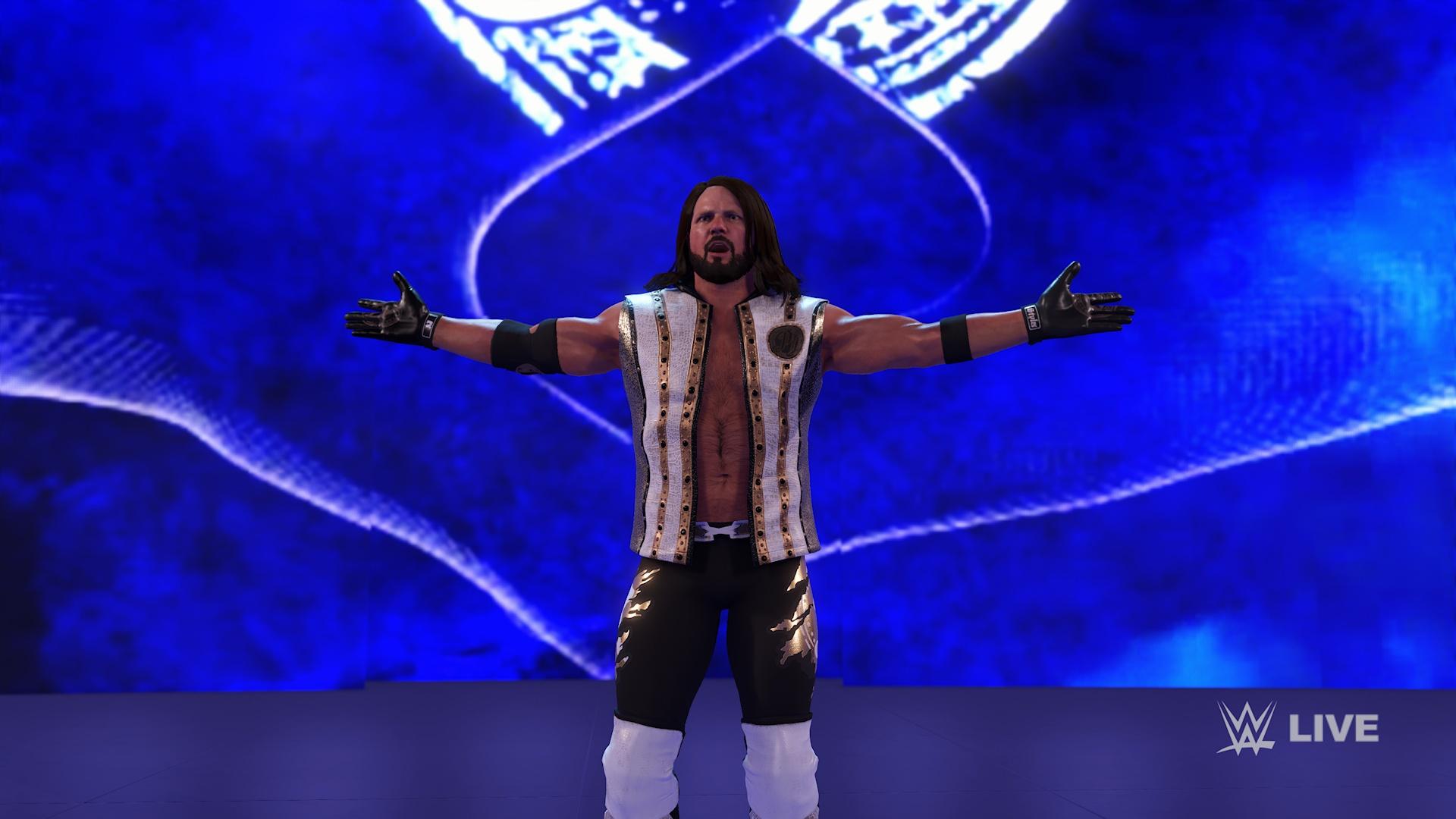 AJ Styles WWE 2K22 Custom Roster Image by MessiahMikeWWE on DeviantArt