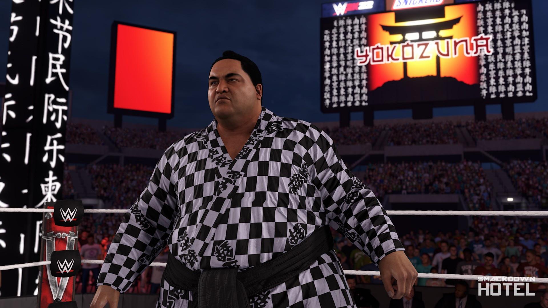 Yokozuna finisher in WWE 2K22. #gaming #wwe2k22