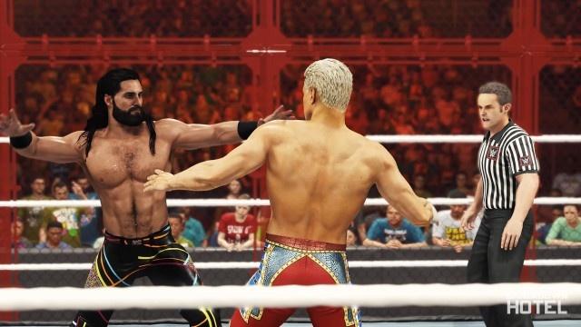 wwe 2k23 seth rollins cody rhodes 1