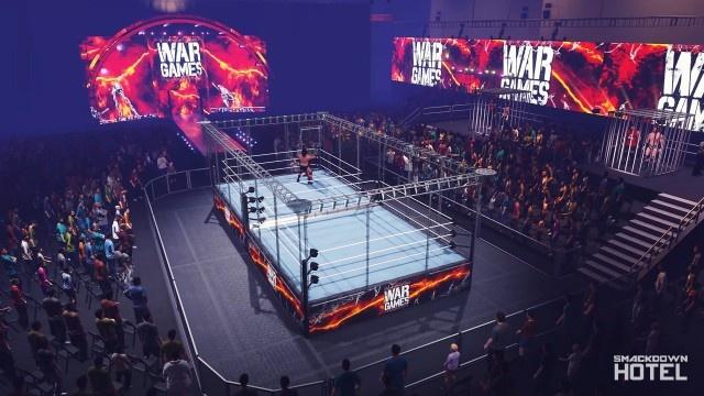 wwe 2k23 war games match 1