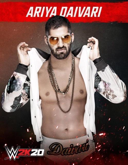 wwe2k20 artworks ariya daivari