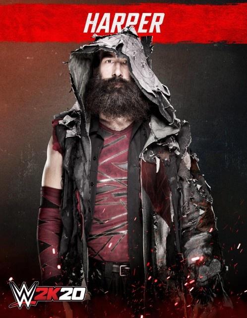 wwe2k20 artworks harper