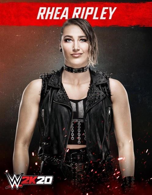 wwe2k20 artworks rhea ripley