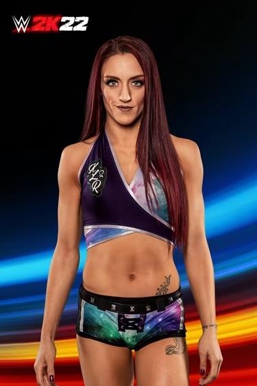 wwe2k22 artworks kay lee ray