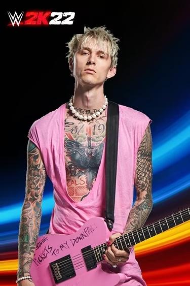 wwe2k22 artworks machine gun kelly