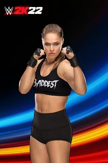 wwe2k22 artworks ronda rousey