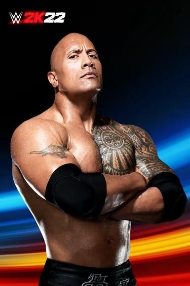 wwe2k22 artworks the rock