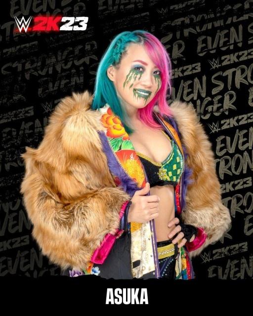 wwe2k23 artworks asuka